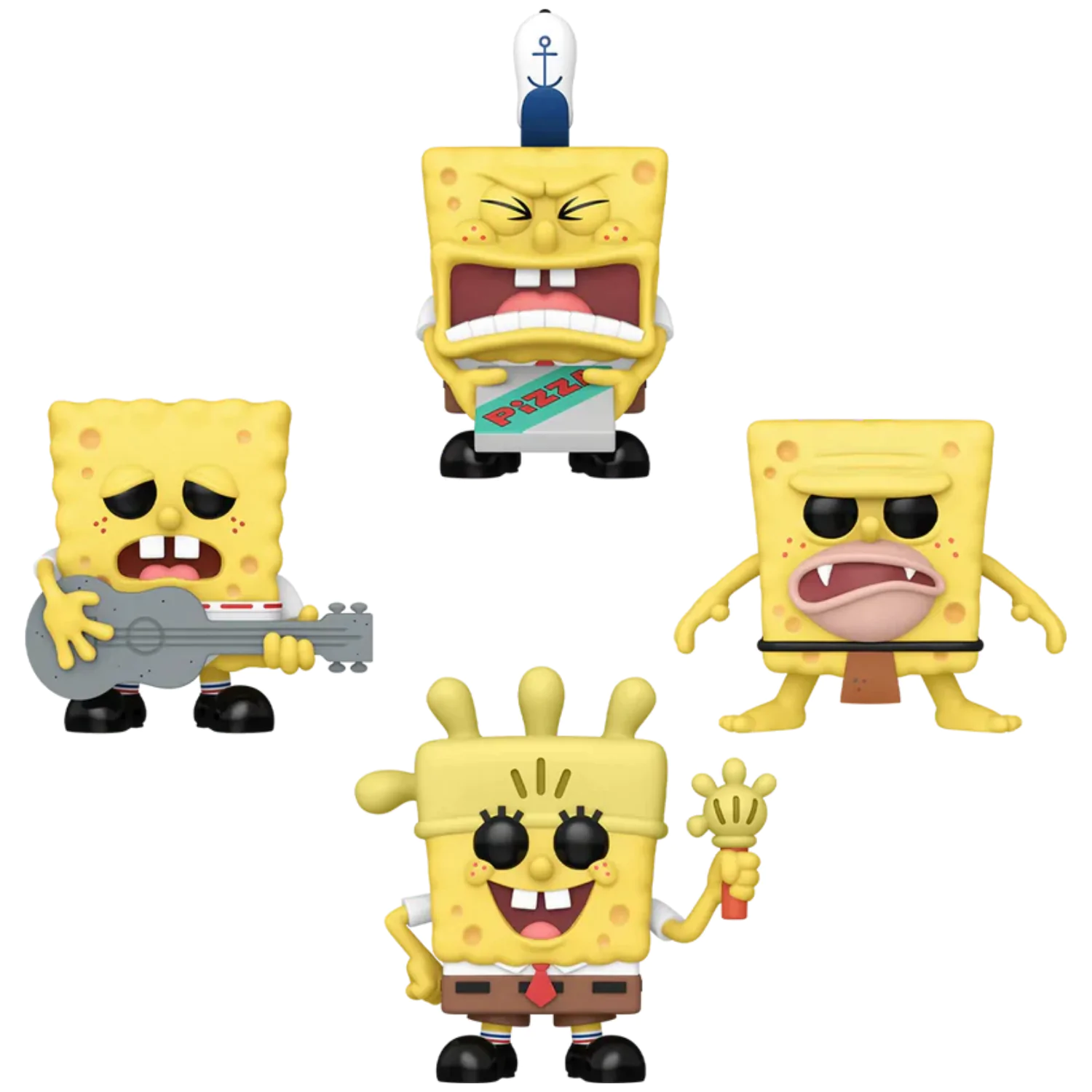Spongebob Funko POP! Television Vinylová figurka 4-Pack (EMEA) 9 cm fotografii produktu