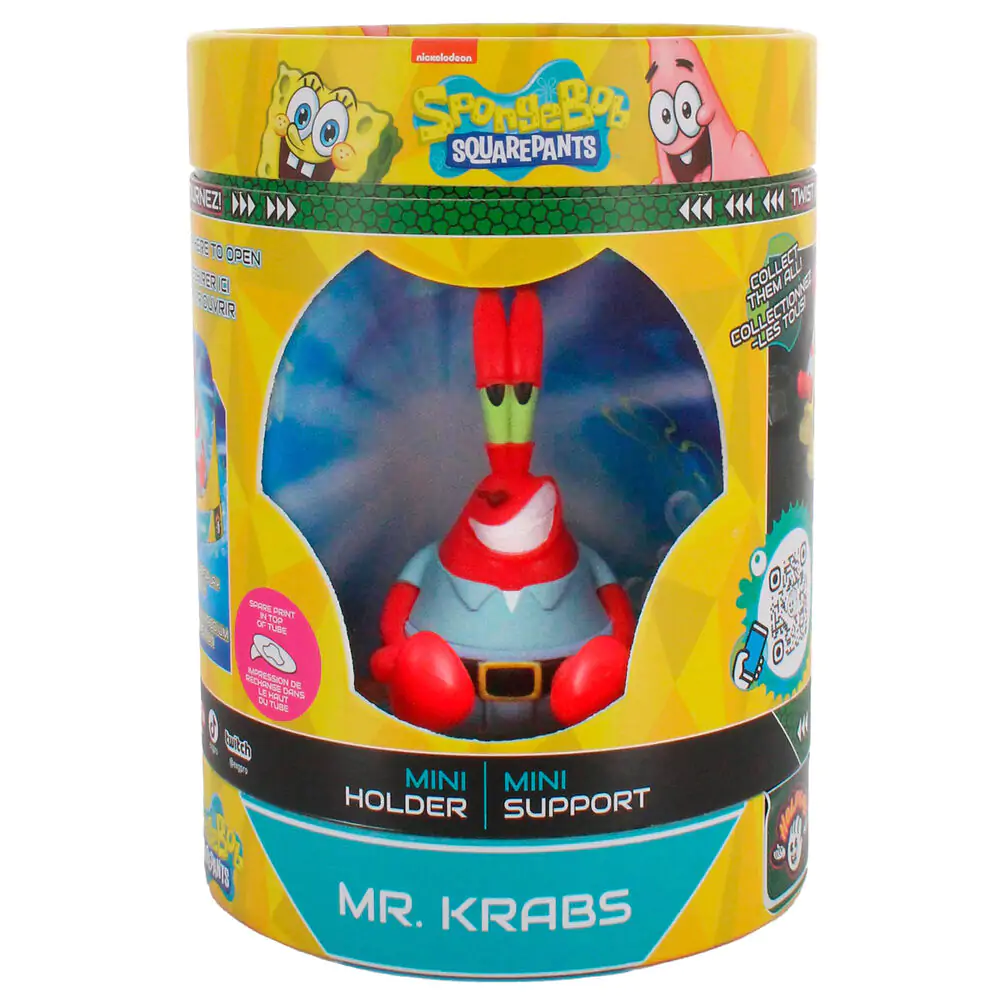 SpongeBob Holdems Mini držák Mr. Krabs 10 cm fotografii produktu