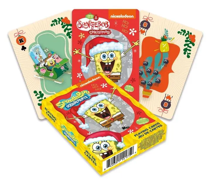 SpongeBob Hrací karty Holidays fotografii produktu