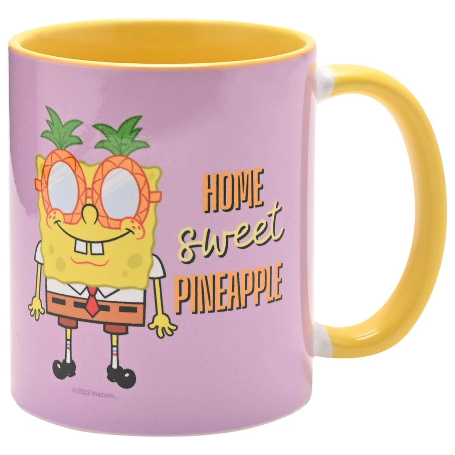 SpongeBob Home Sweet Pineapple vnitřně barevný hrnek 325 ml fotografii produktu