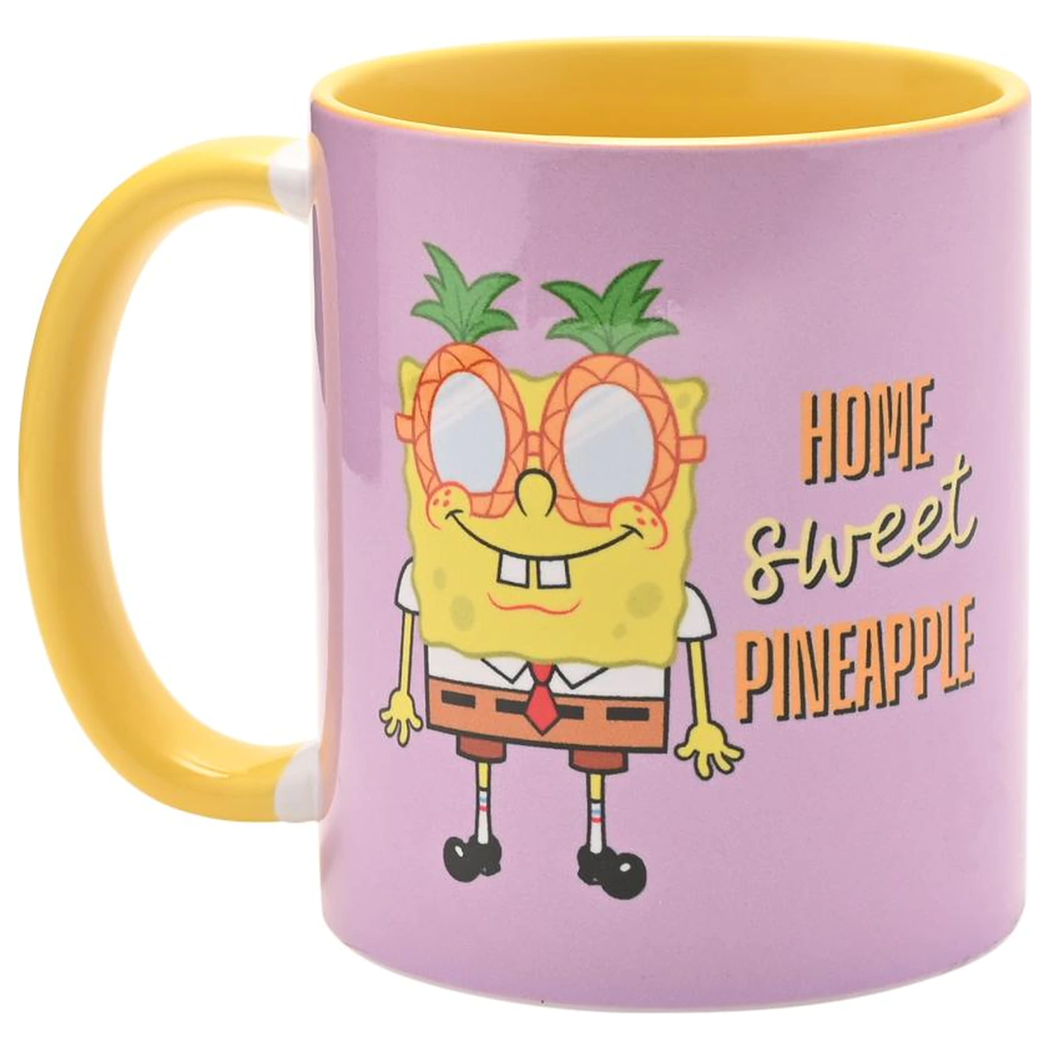 SpongeBob Home Sweet Pineapple vnitřně barevný hrnek 325 ml fotografii produktu