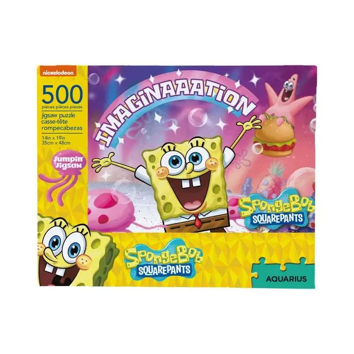 SpongeBob Jigsaw Puzzle Imaginaaation (500 dílků) fotografii produktu