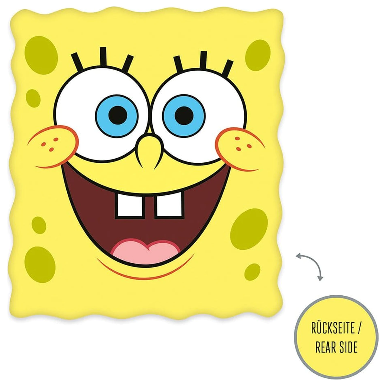 SpongeBob polštář SpongeBob hlava 27 x 31 cm fotografii produktu