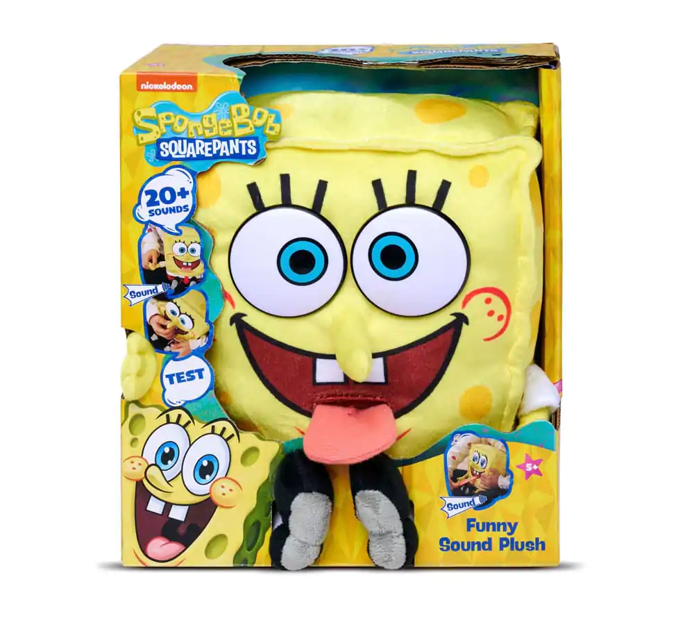 SpongeBob plyšová hračka se zvukem 30 cm fotografii produktu