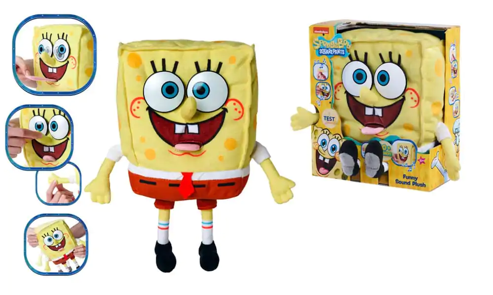 SpongeBob plyšová hračka se zvukem 30 cm fotografii produktu