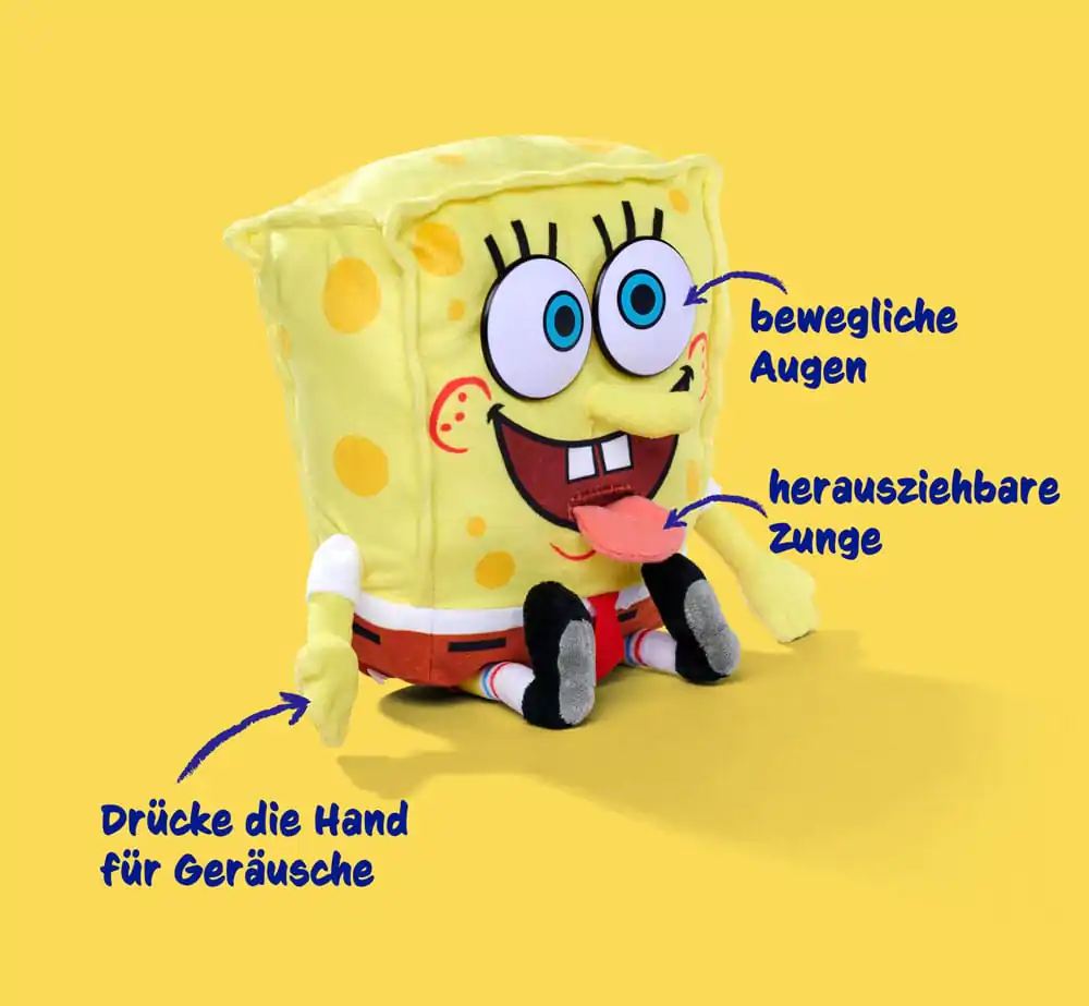 SpongeBob plyšová hračka se zvukem 30 cm fotografii produktu