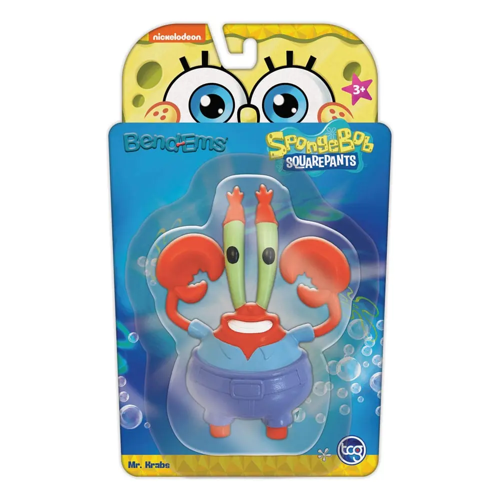SpongeBob SquarePants Bend-Ems akční figurka pan Krabs 15 cm fotografii produktu