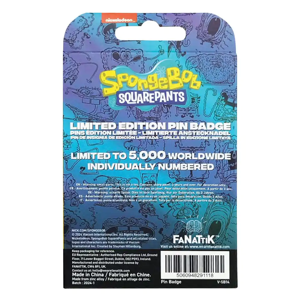 SpongeBob SquarePants Pin Odznak Bublina Limitovaná Edice fotografii produktu