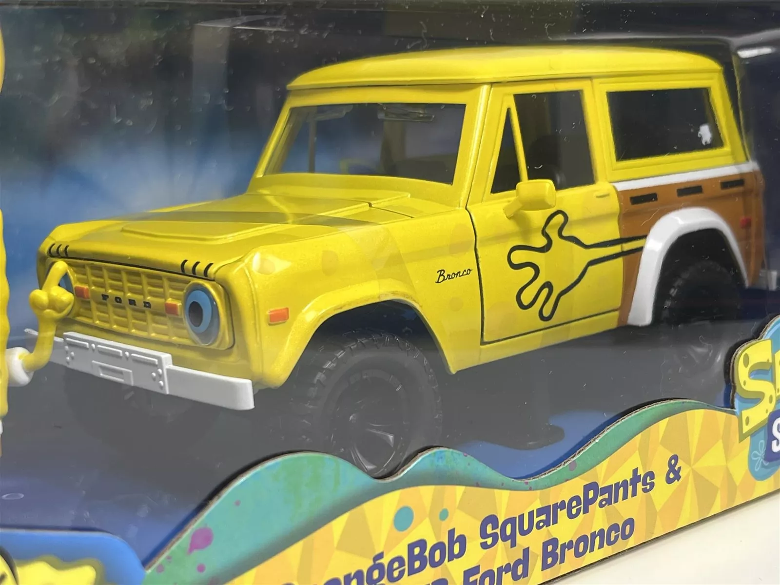 Spongebob Squarepants Diecast Model 1/24 1973 Ford Bronco fotografii produktu