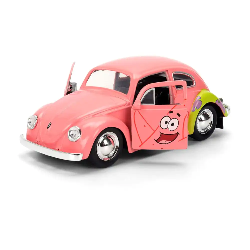 Spongebob Squarepants Diecast Model 1/32 1959 VW Beetle Patrick – kovový model fotografii produktu