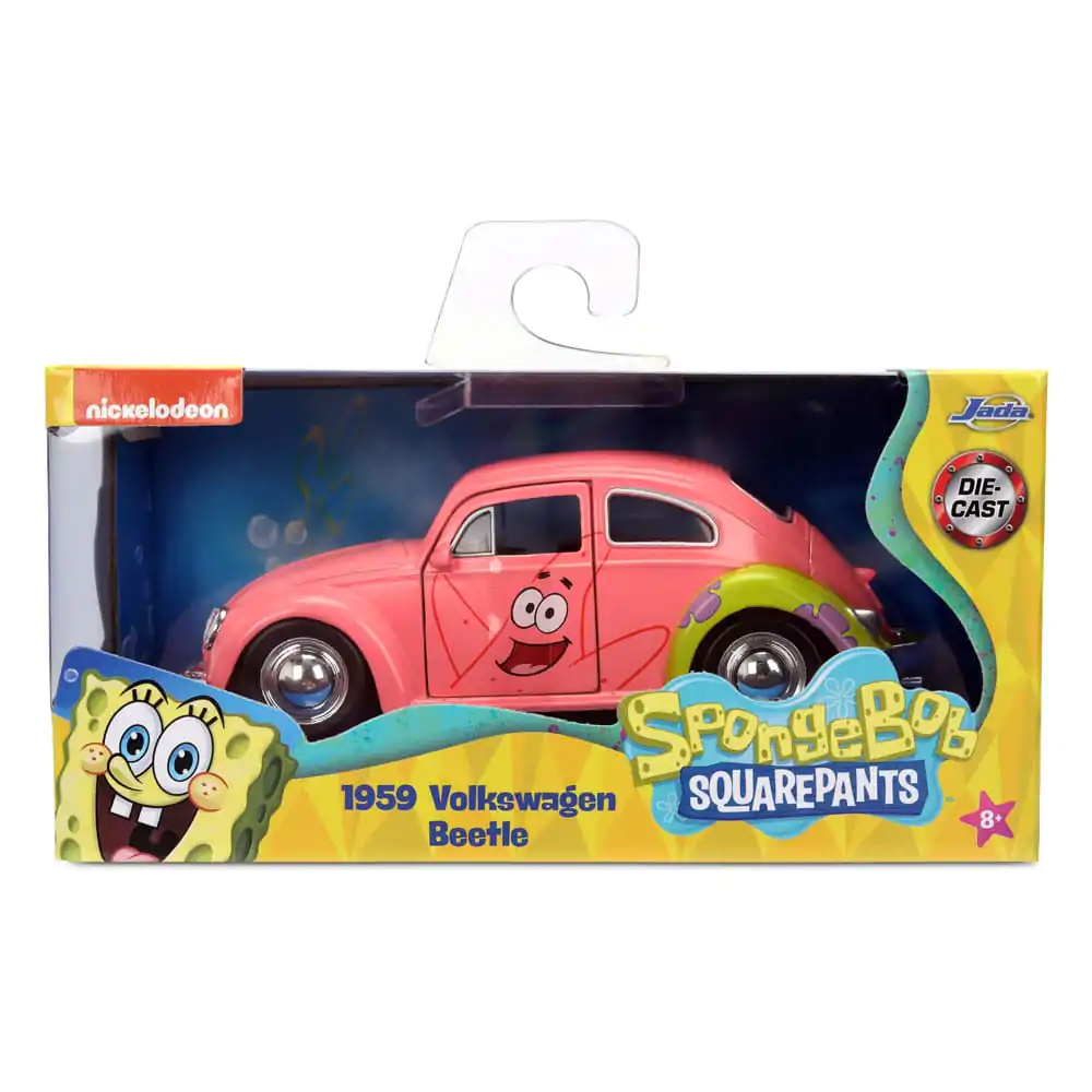 Spongebob Squarepants Diecast Model 1/32 1959 VW Beetle Patrick – kovový model fotografii produktu