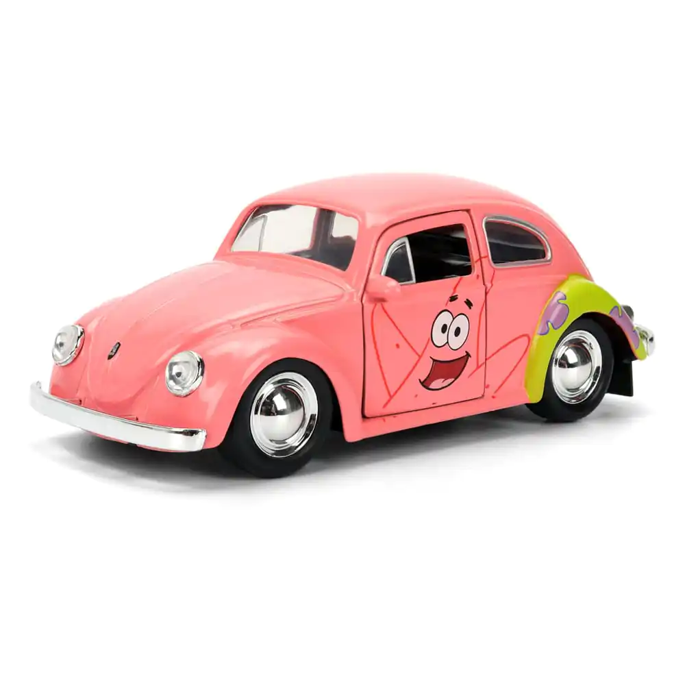 Spongebob Squarepants Diecast Model 1/32 1959 VW Beetle Patrick – kovový model fotografii produktu