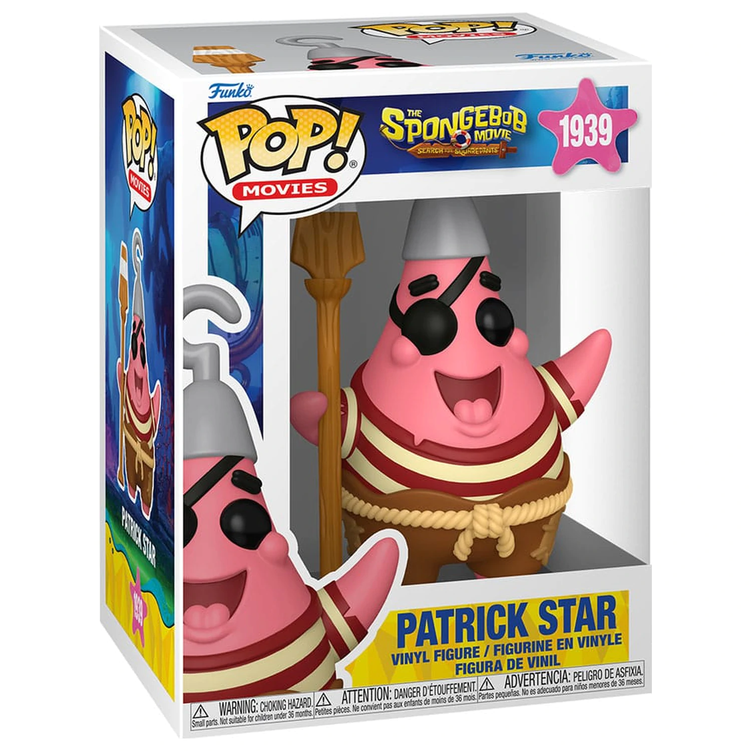 SpongeBob SquarePants Funko POP! vinylová figurka Patrick Star (Pirate) 9 cm fotografii produktu