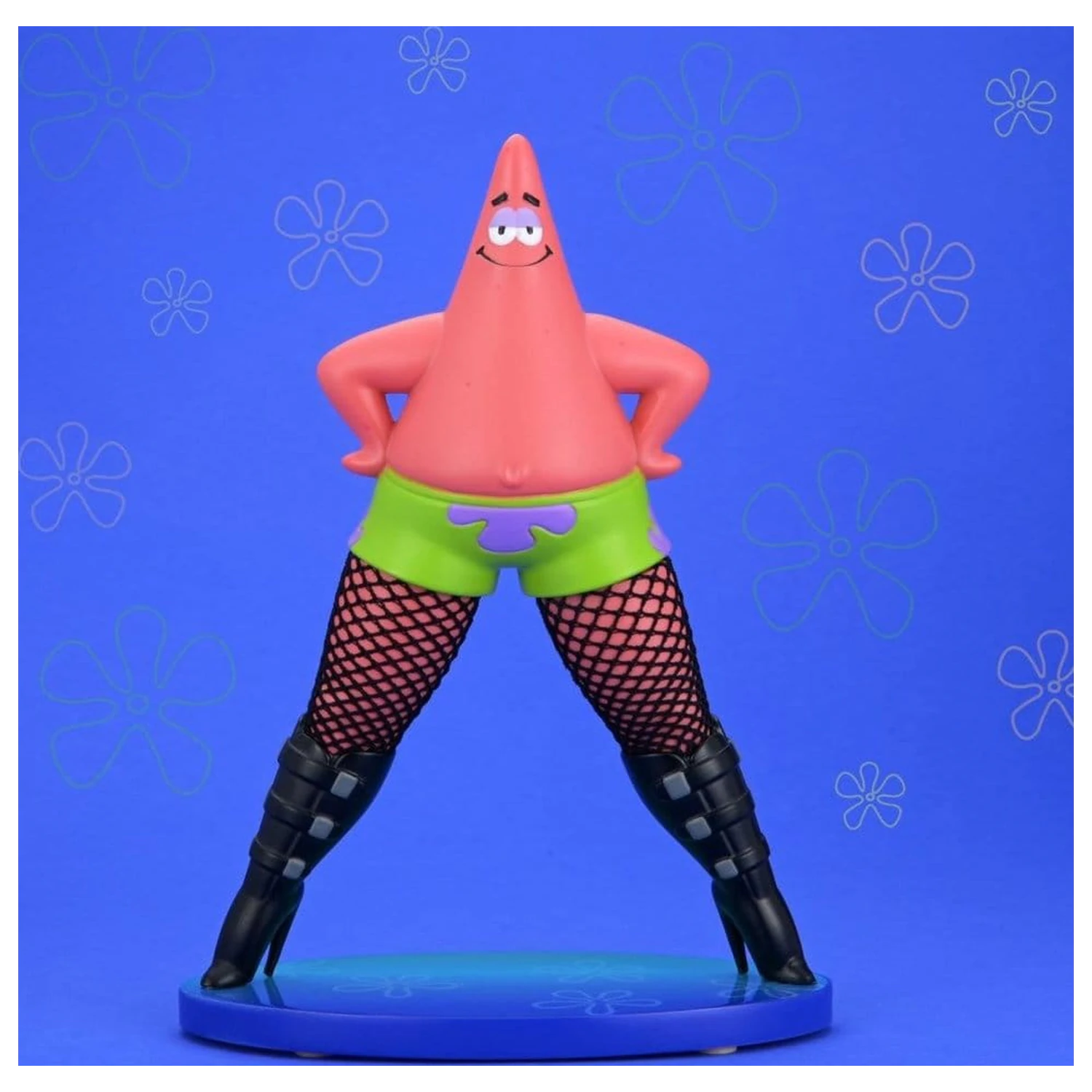 SpongeBob SquarePants Goofy Goober Rock Art Figure Patrick Star v síťovaných punčochách 15 cm fotografii produktu