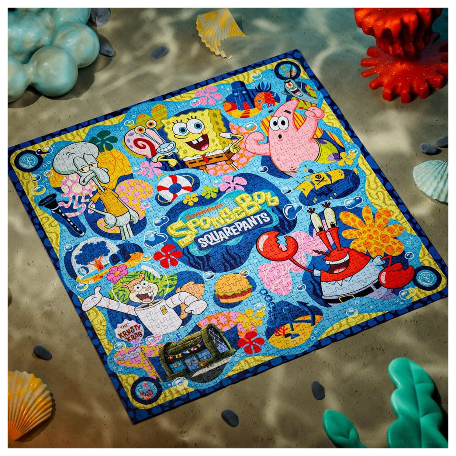 SpongeBob SquarePants multi-dimenzionální puzzle (1000 dílků) fotografii produktu