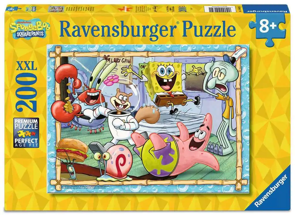 SpongeBob SquarePants Dětské Puzzle XXL New Adventures in Bikini Bottom (200 dílků) fotografii produktu