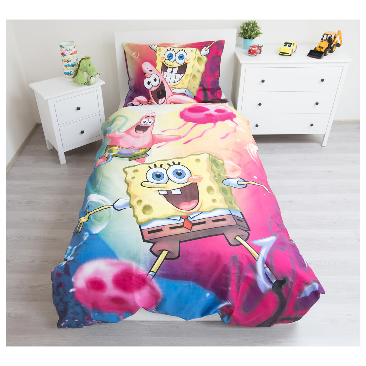SpongeBob SquarePants Bikini Bottom povlak na přikrývku fotografii produktu