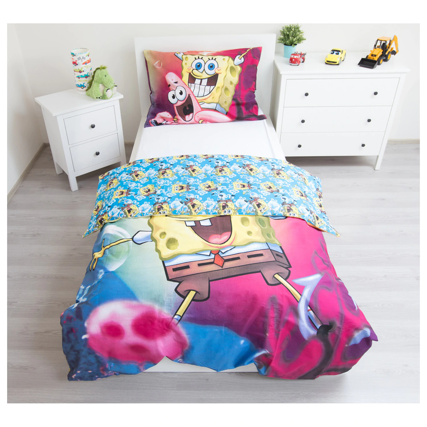 SpongeBob SquarePants Bikini Bottom povlak na přikrývku fotografii produktu