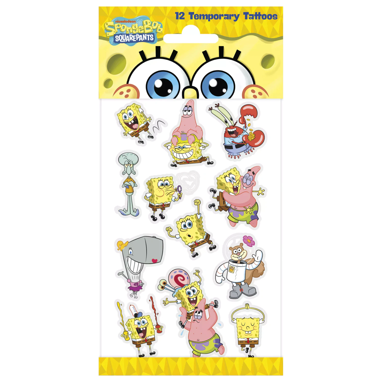 SpongeBob Fun tattoo 12 ks fotografii produktu