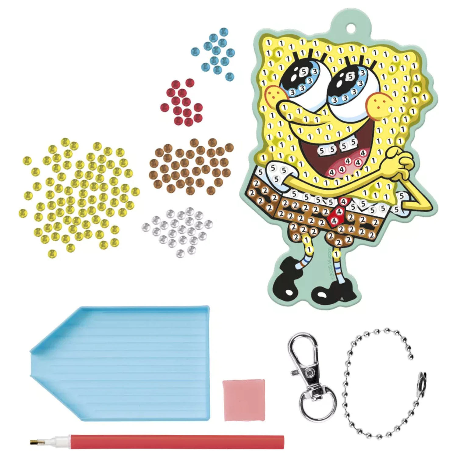 SpongeBob Smile Diamond sada na výrobu klíčenek  fotografii produktu