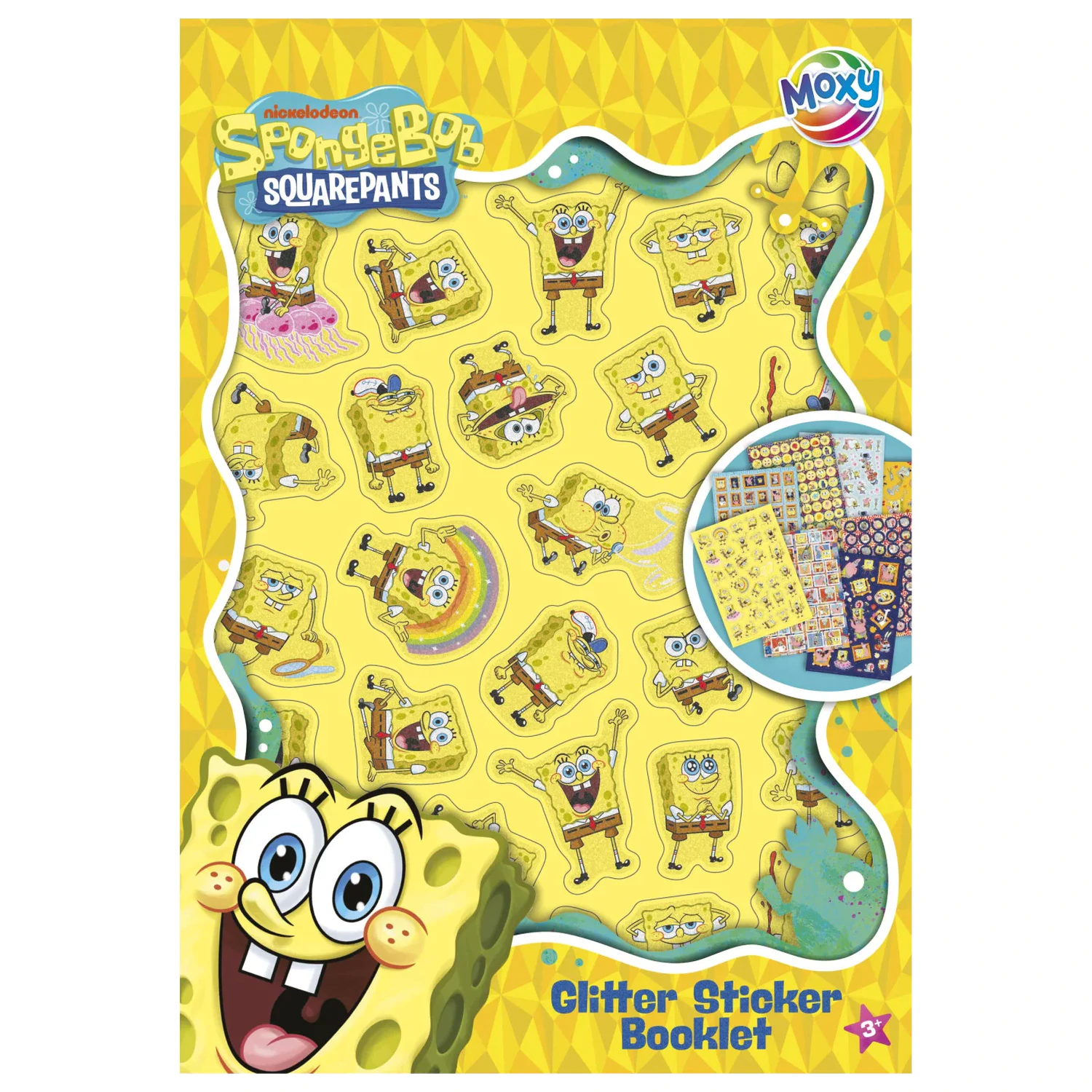 SpongeBob Smile balení 8 archů samolepek fotografii produktu