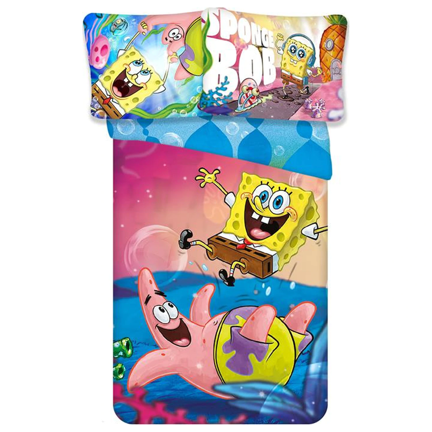 SpongeBob Splash dětský, předškolní povlak na peřinu fotografii produktu