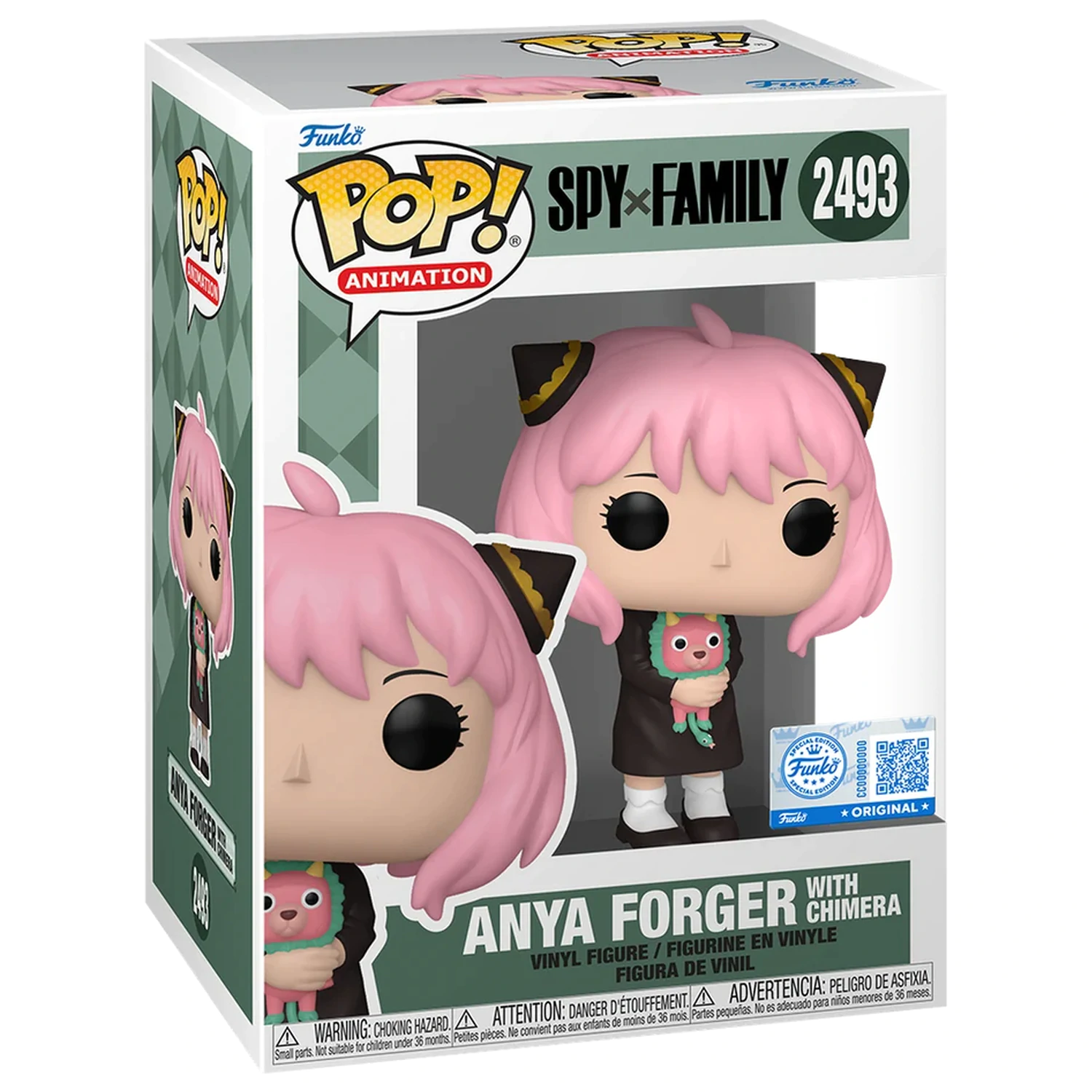 SPY x FAMILY Funko POP Animation N° 2493 Anya Forger with Chimera fotografii produktu