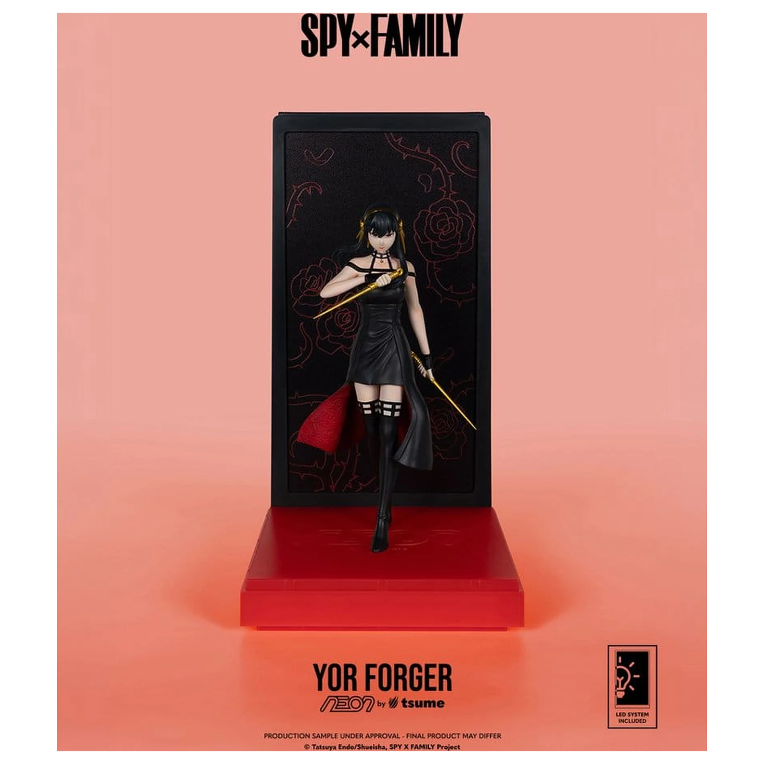 Spy x Family Neon figurka 1/9 Yor Forger 20 cm fotografii produktu