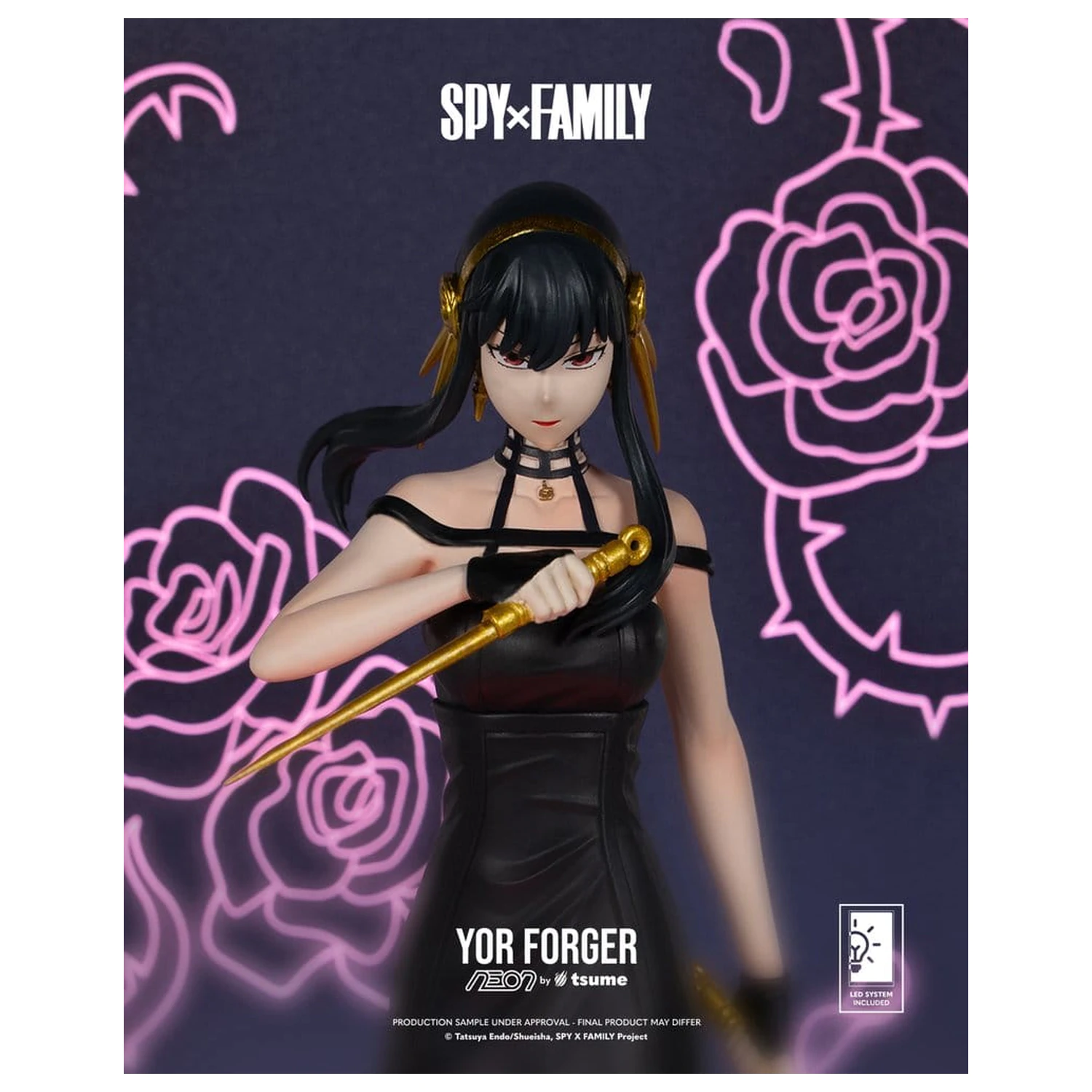 Spy x Family Neon figurka 1/9 Yor Forger 20 cm fotografii produktu
