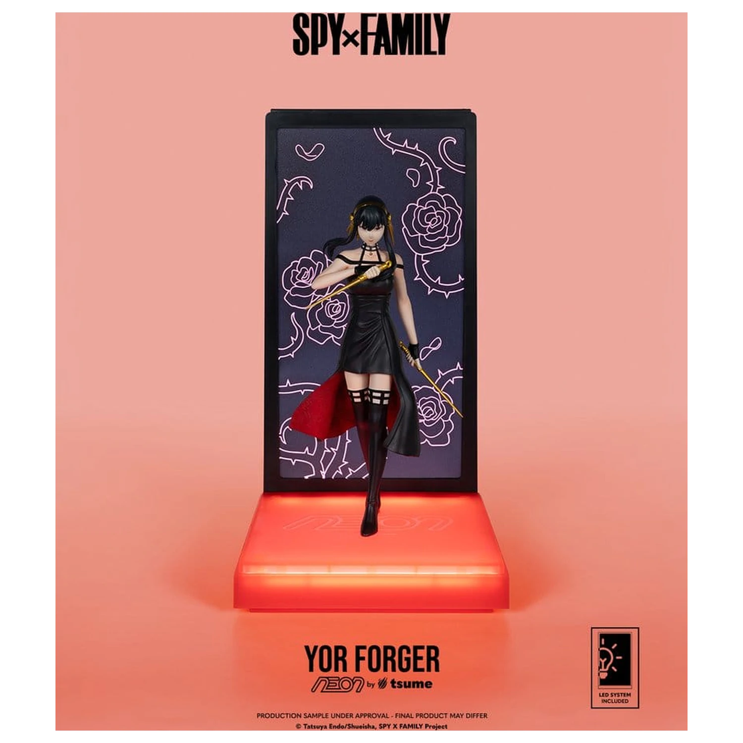 Spy x Family Neon figurka 1/9 Yor Forger 20 cm fotografii produktu