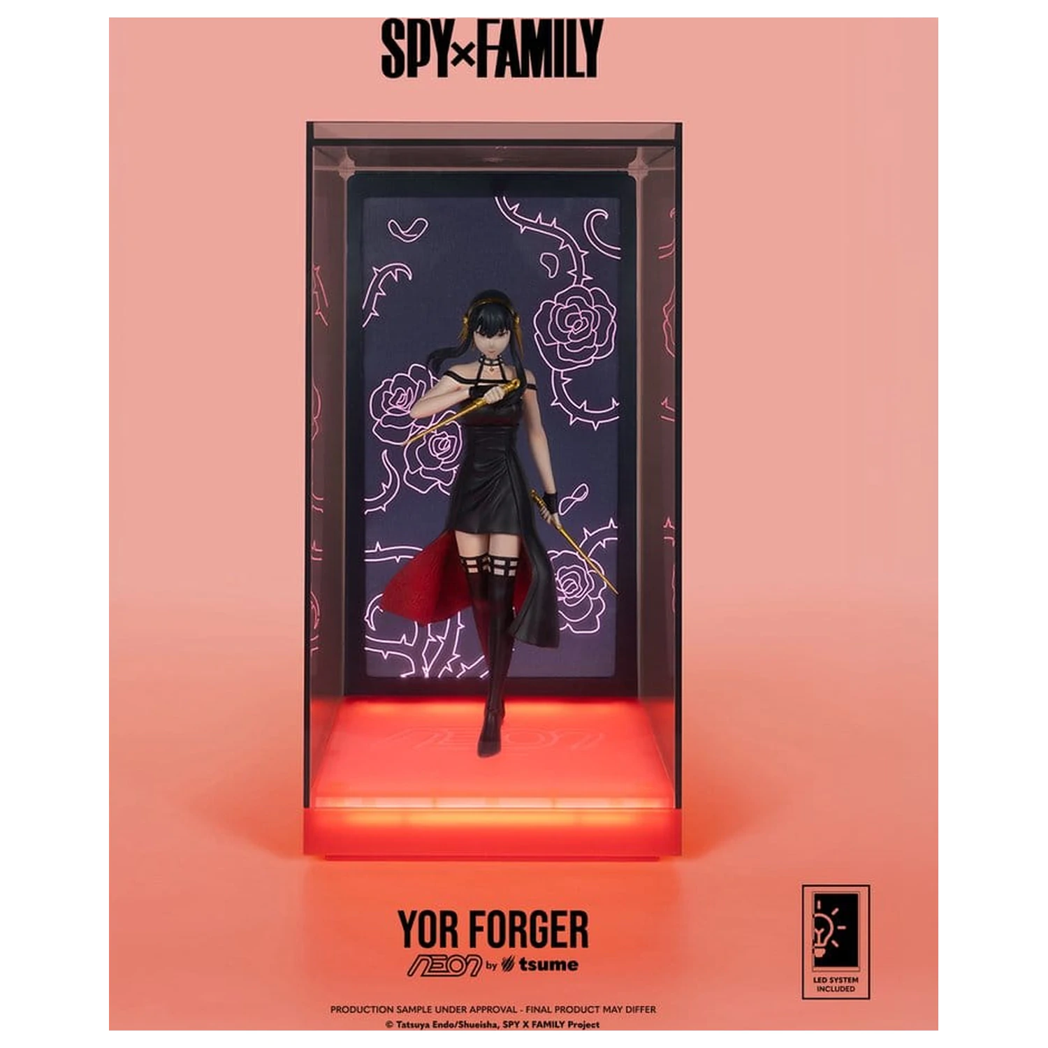 Spy x Family Neon figurka 1/9 Yor Forger 20 cm fotografii produktu