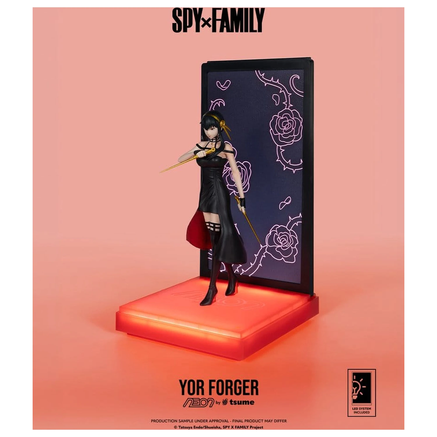 Spy x Family Neon figurka 1/9 Yor Forger 20 cm fotografii produktu