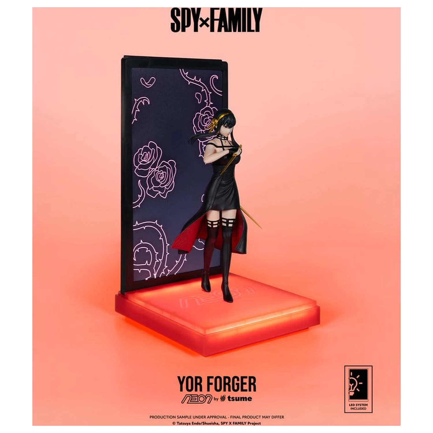 Spy x Family Neon figurka 1/9 Yor Forger 20 cm fotografii produktu