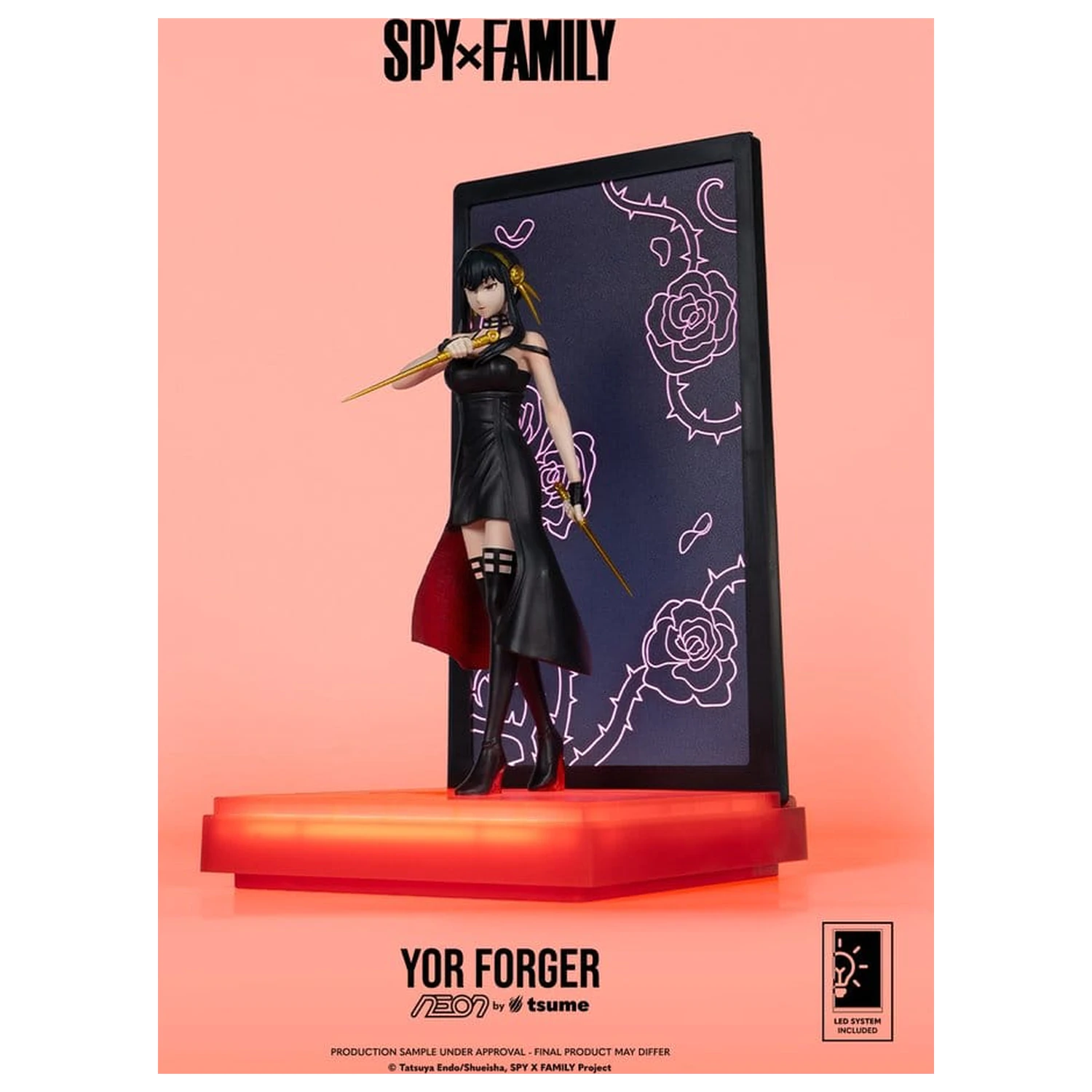 Spy x Family Neon figurka 1/9 Yor Forger 20 cm fotografii produktu