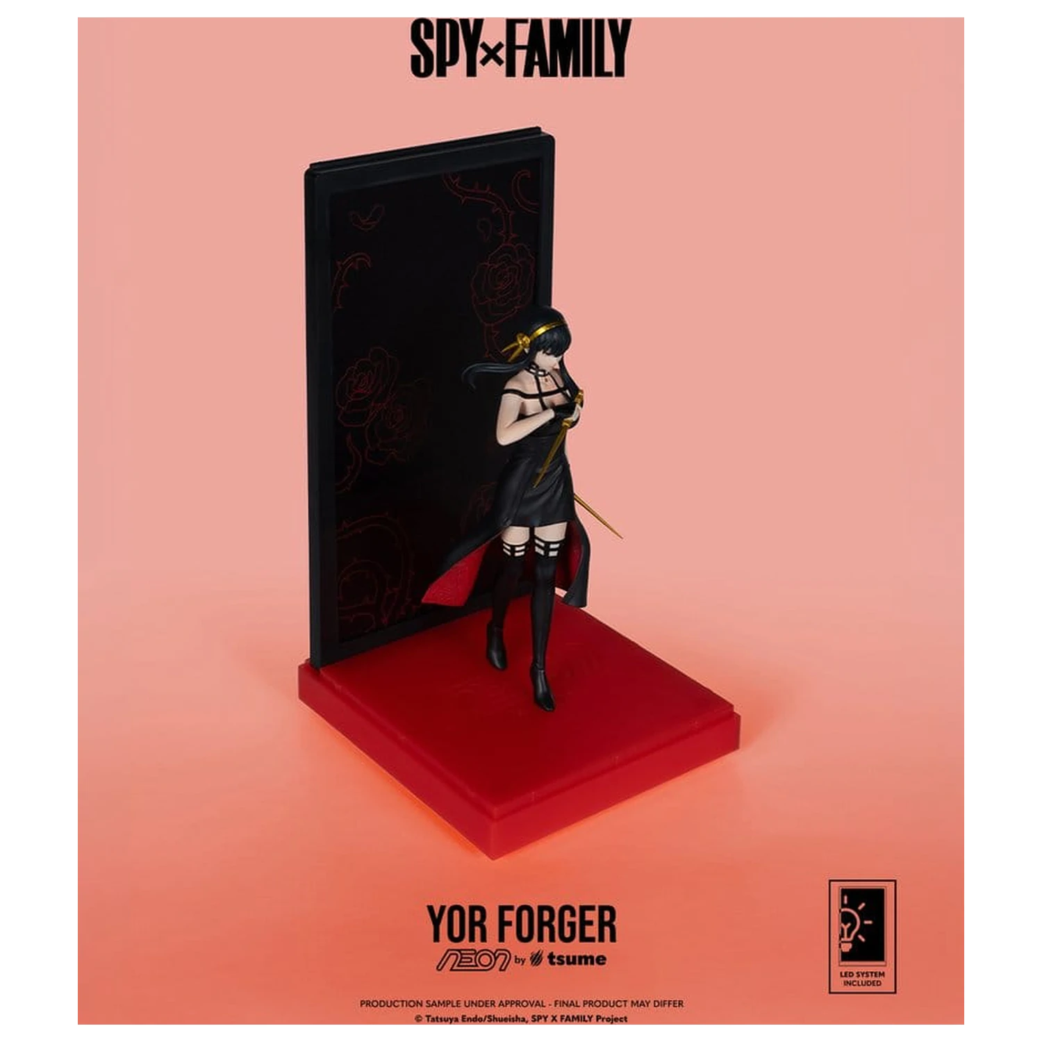 Spy x Family Neon figurka 1/9 Yor Forger 20 cm fotografii produktu