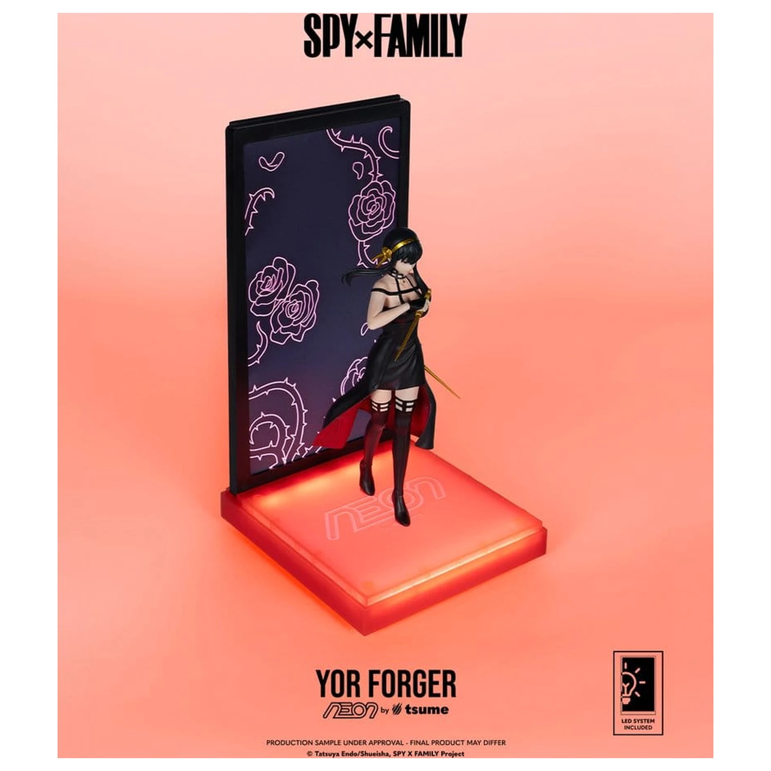 Spy x Family Neon figurka 1/9 Yor Forger 20 cm fotografii produktu