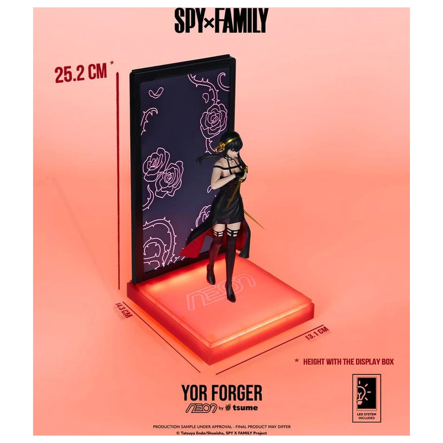 Spy x Family Neon figurka 1/9 Yor Forger 20 cm fotografii produktu