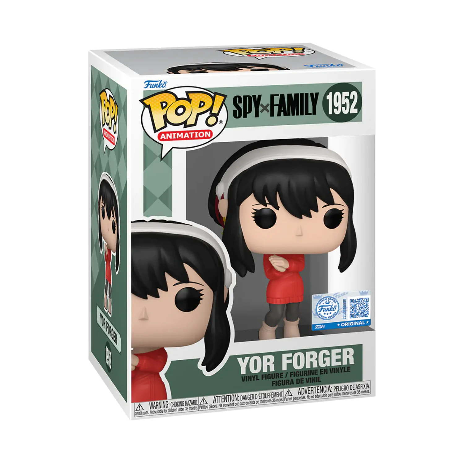 Spy x Family Pop! Animation Vinyl figurka Yor Forger (Red Sweater) Exclusive 9 cm fotografii produktu