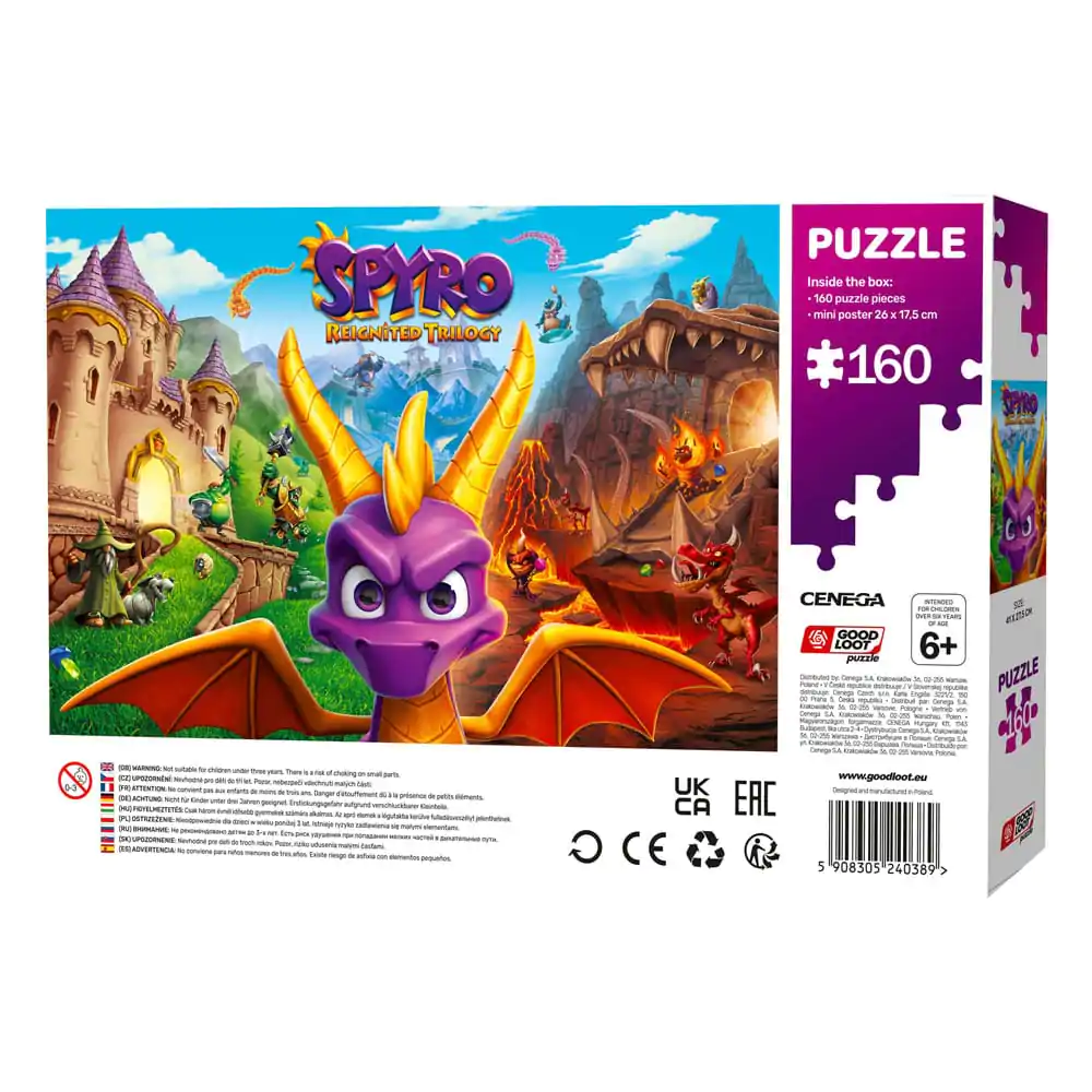 Spyro Reignited Trilogy dětské puzzle (160 dílků) fotografii produktu