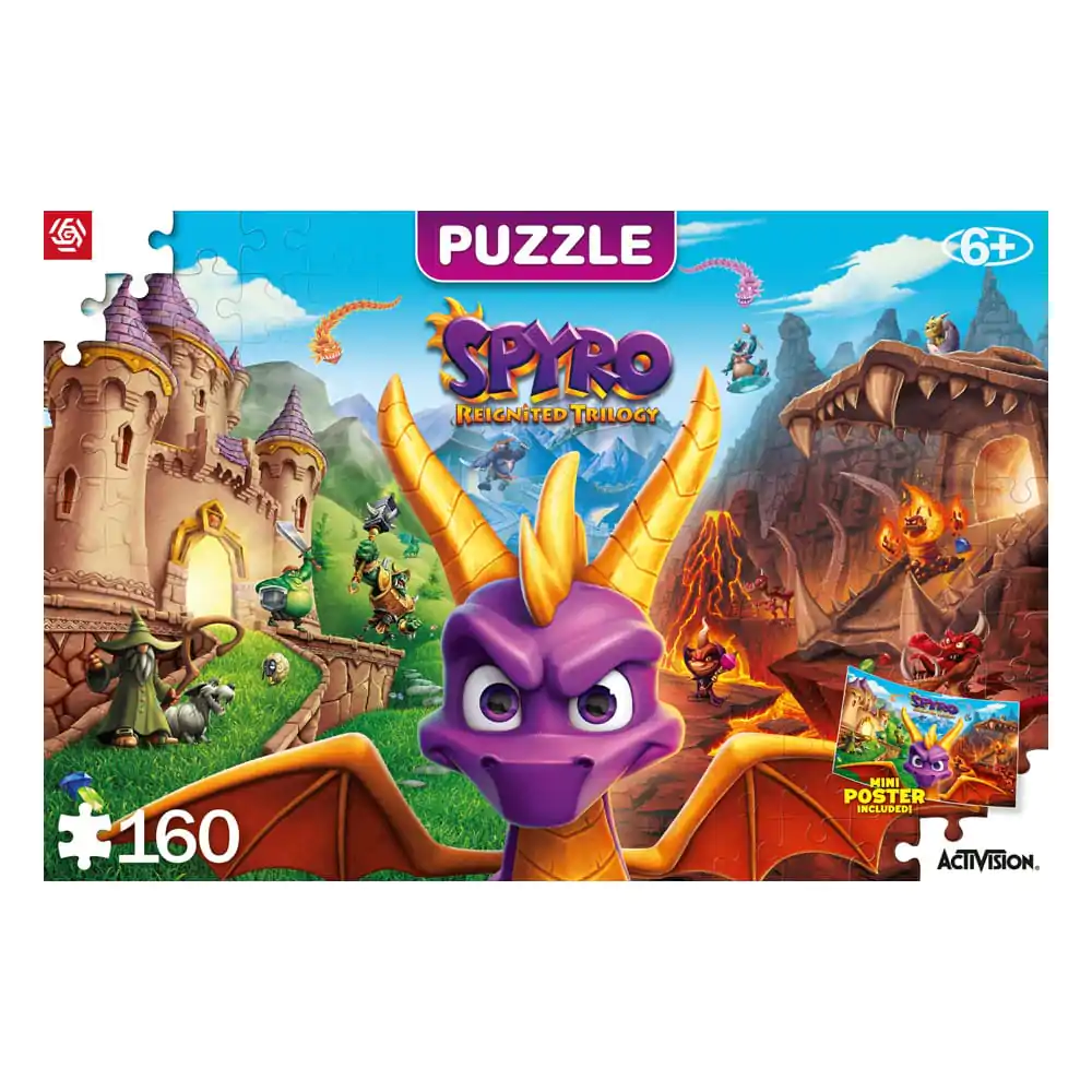 Spyro Reignited Trilogy dětské puzzle (160 dílků) fotografii produktu