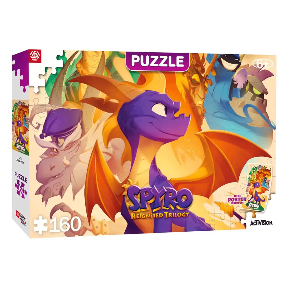 Spyro Reignited Trilogy dětské puzzle Heroes (160 dílků) fotografii produktu