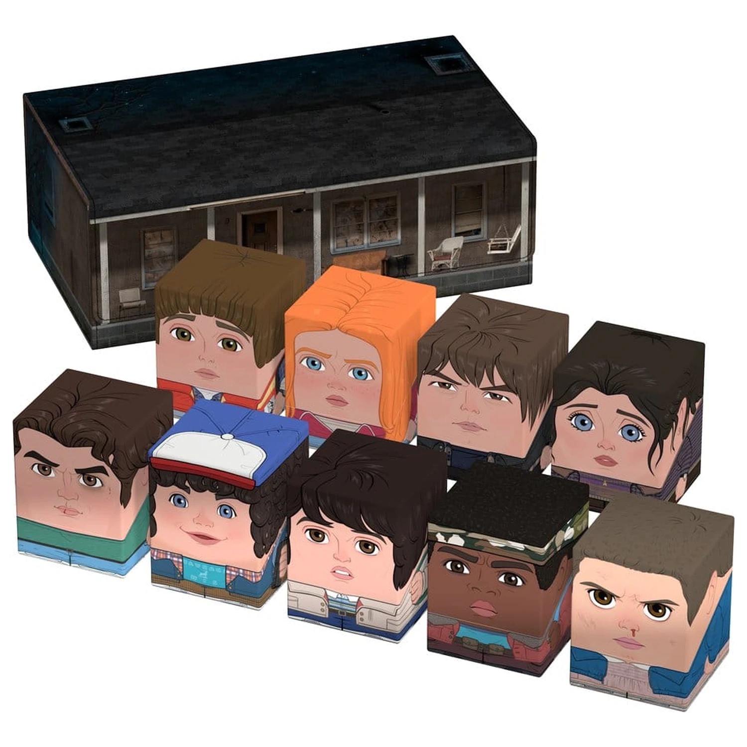 Squaroes Sběratelských 800 pouzder Stranger Things - The Byers House fotografii produktu