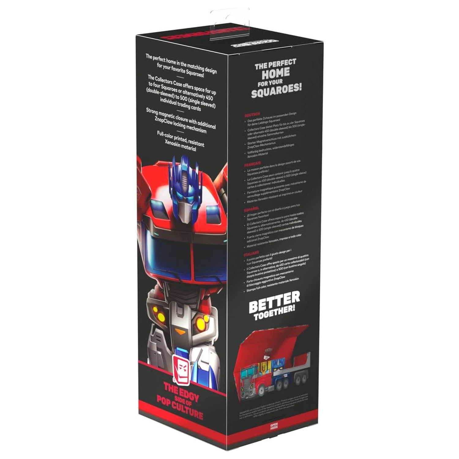 Squaroes sběratelské pouzdro 400 Squaroe Transformers - Optimus Prime Truck fotografii produktu