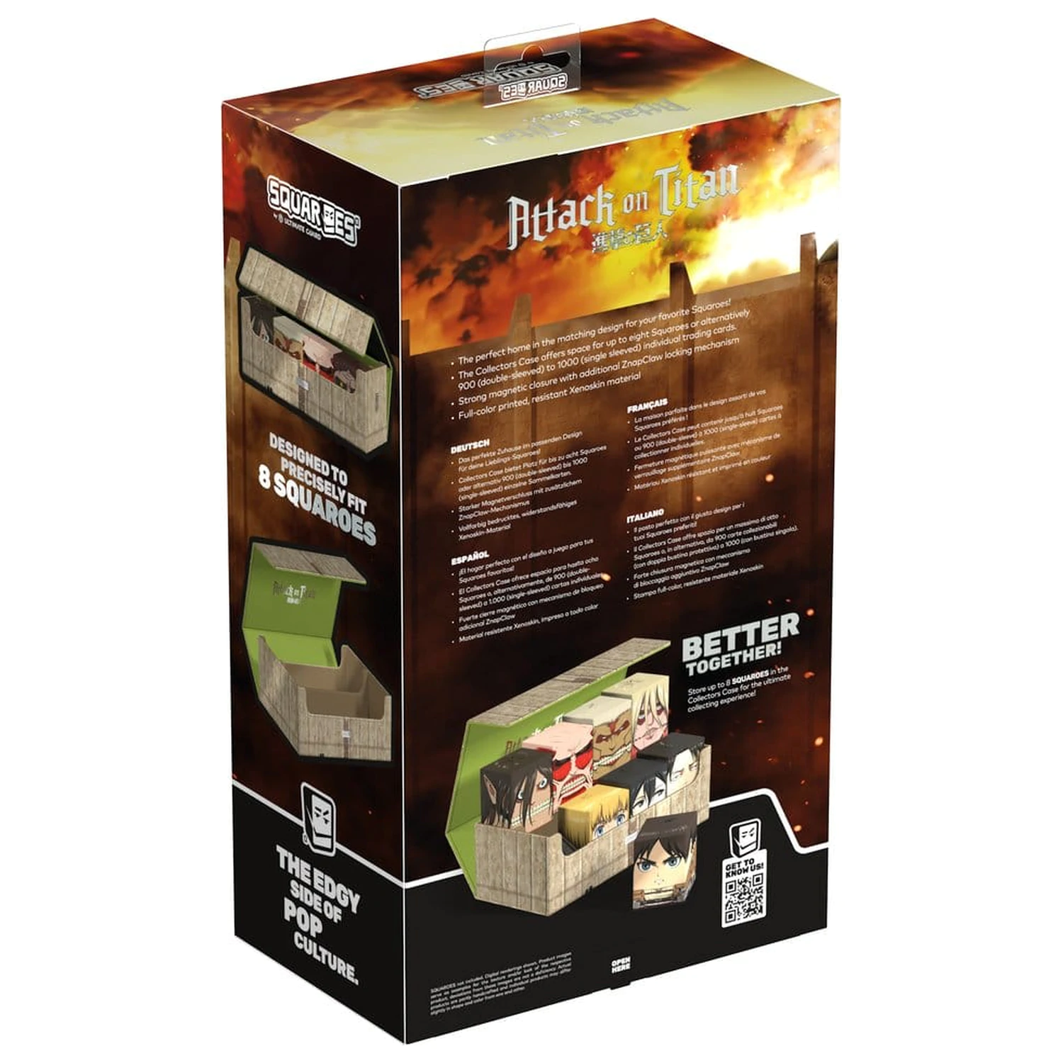 Squaroes - Sběratelské pouzdro 800 Attack on Titan - Shiganshina District fotografii produktu