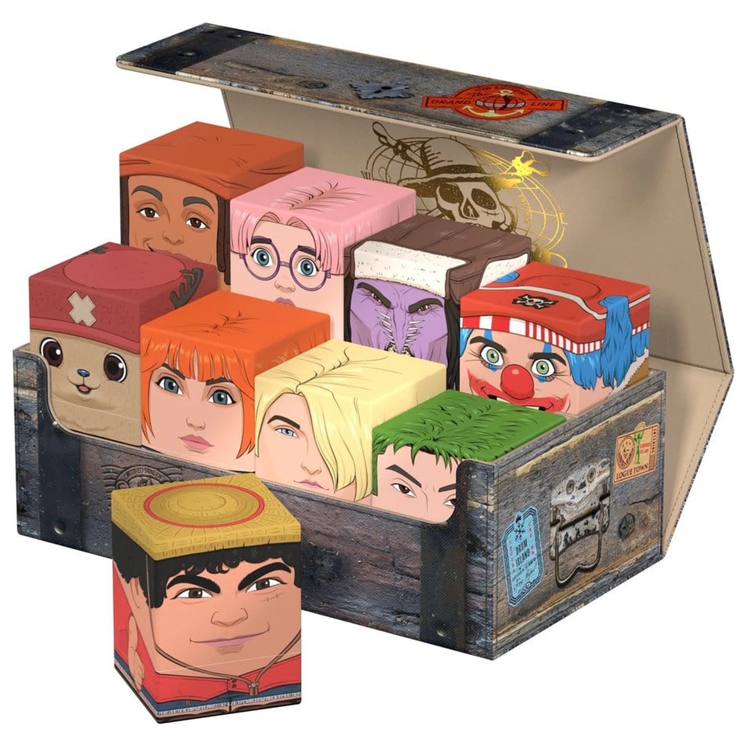 Squaroes Sběratelská kazeta 800 ONE PIECE - Dřevěná truhla fotografii produktu