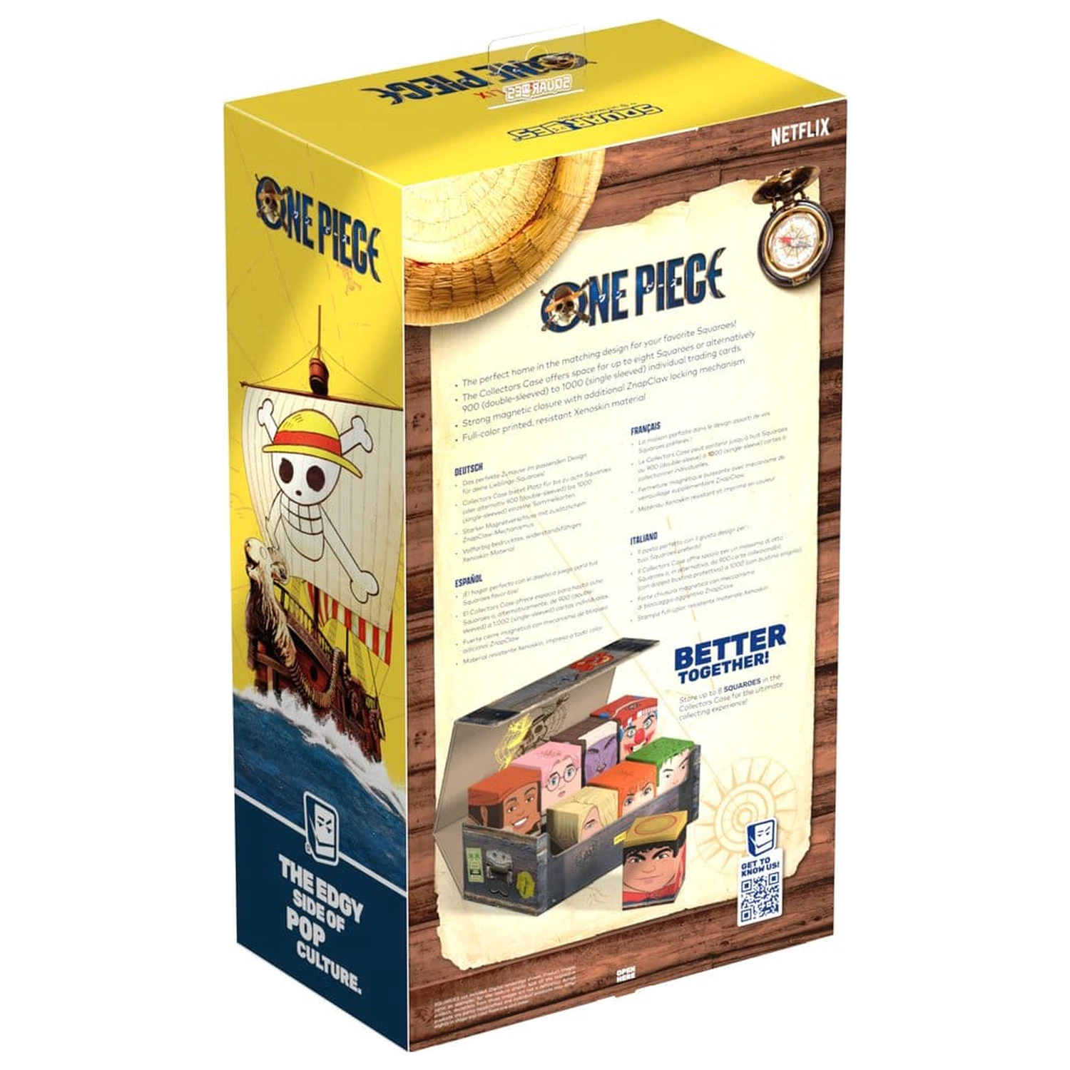 Squaroes Sběratelská kazeta 800 ONE PIECE - Dřevěná truhla fotografii produktu