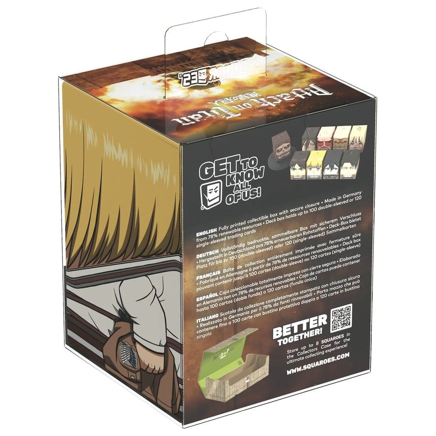 Squaroes Squaroe Attack on Titan AOT002 - Armin Arlert fotografii produktu