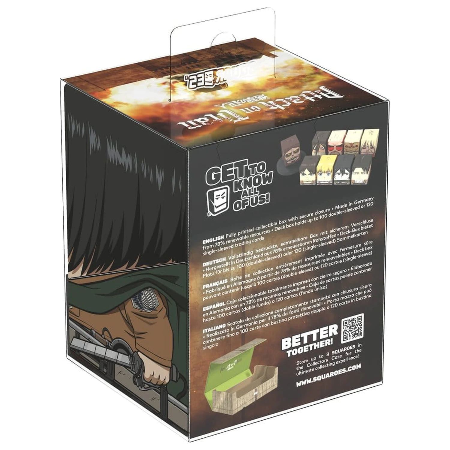 Squaroes Squaroe Attack on Titan AOT003 - Mikasa Ackermann fotografii produktu