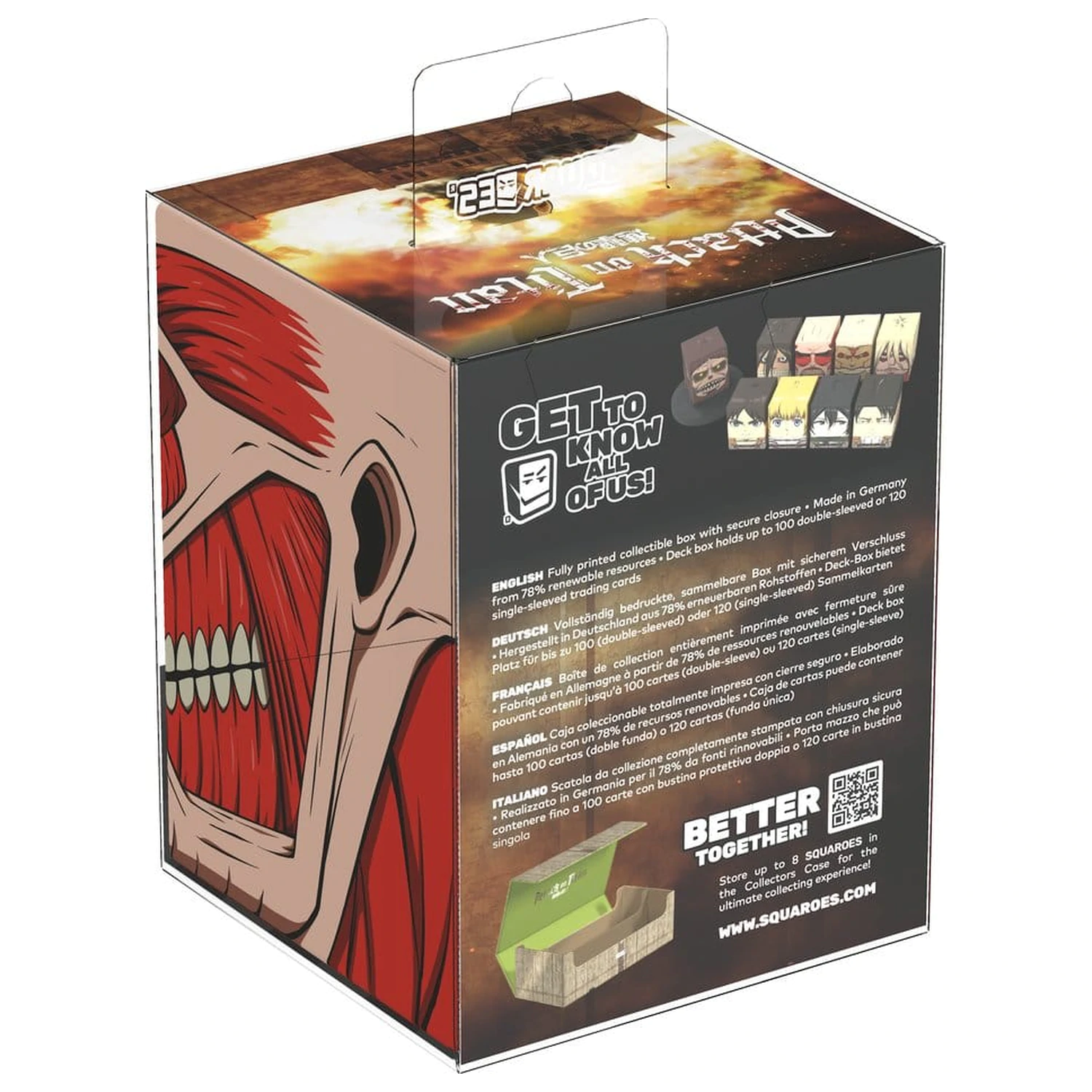 Squaroes Squaroe Attack on Titan AOT006 - Kolosální Titán fotografii produktu