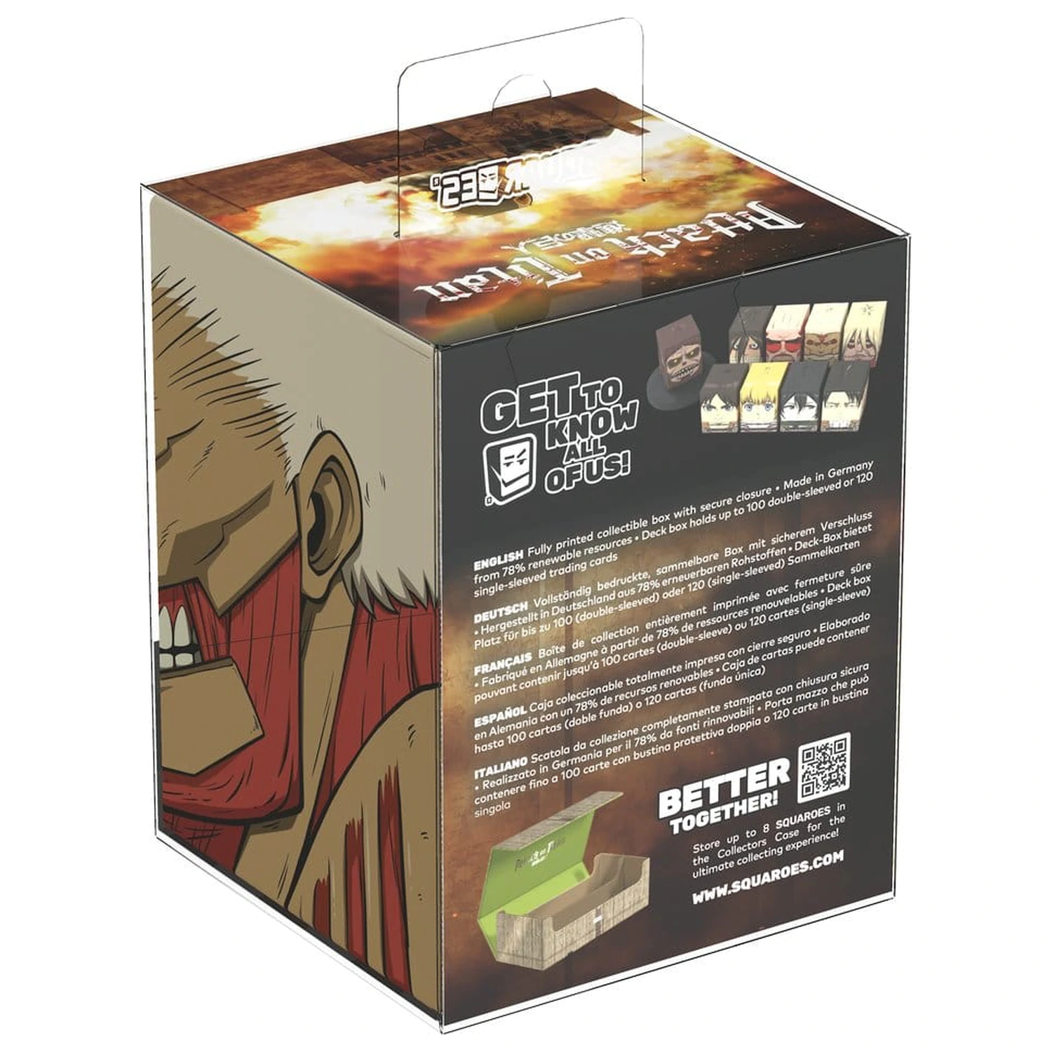 Squaroes Squaroe Attack on Titan AOT007 - Armored Titan fotografii produktu